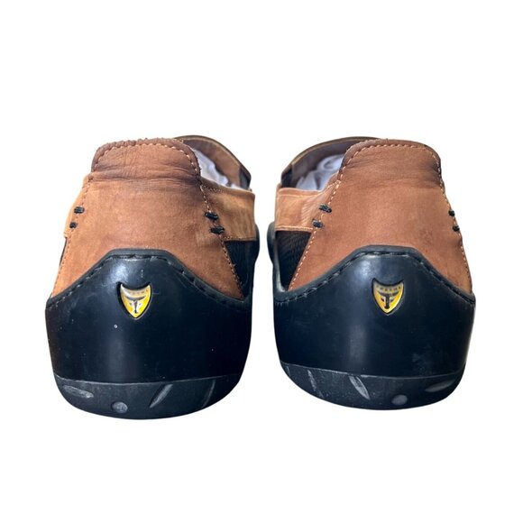 Toschi Mach Loafers Brown Nubuck Leather Driver Shoe CarbonLite Mens 11.5 - Picture 4 of 12